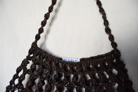 MAKRAMOWA TOREBKA SKÓRZANA MOON BAG MAKRAMOWA TOREBKA SKÓRZANA MOON BAG