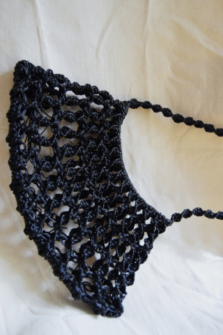MAKRAMOWA TOREBKA SKÓRZANA MOON BAG
